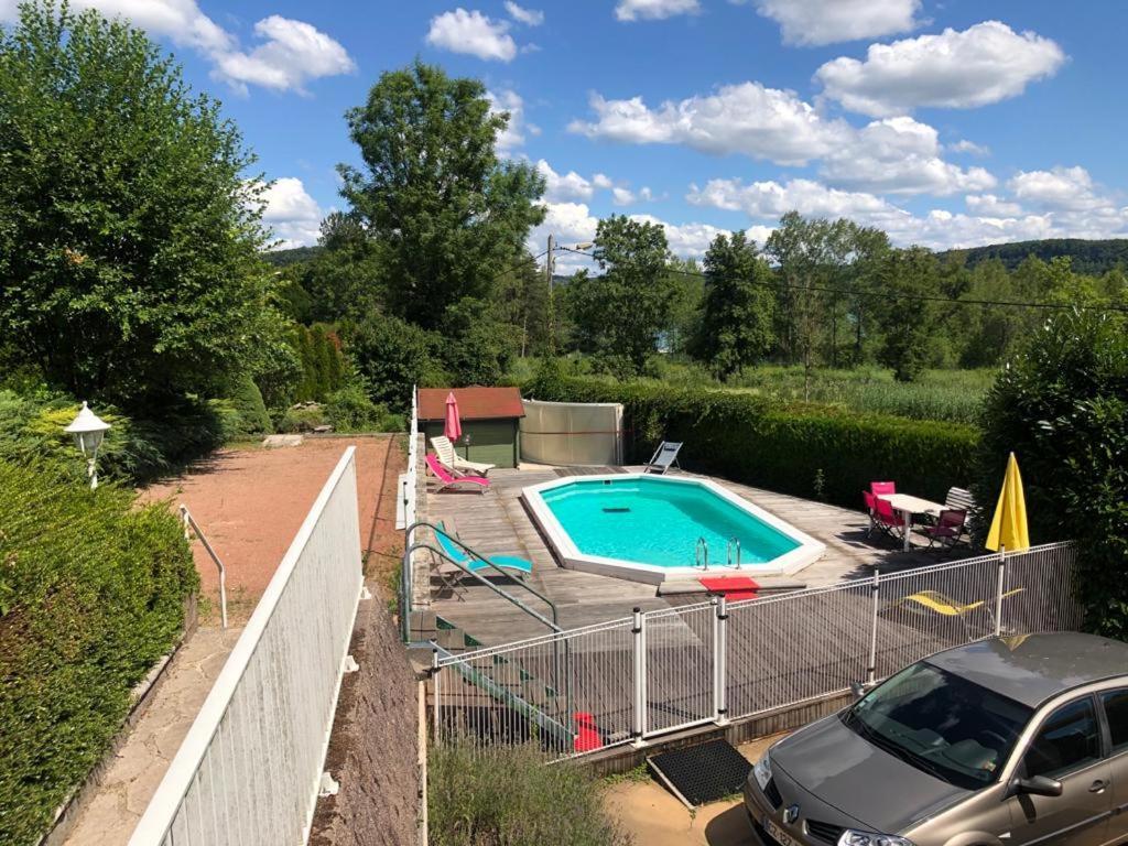 Maison/Gite Familial Dans Le Jura A 200M Du Lac Avec Piscine Privee Marigny  Dış mekan fotoğraf