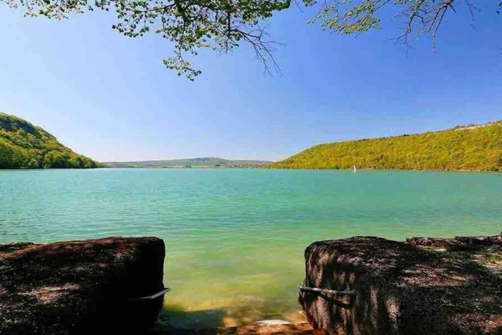 Maison/Gite Familial Dans Le Jura A 200M Du Lac Avec Piscine Privee Marigny  Dış mekan fotoğraf